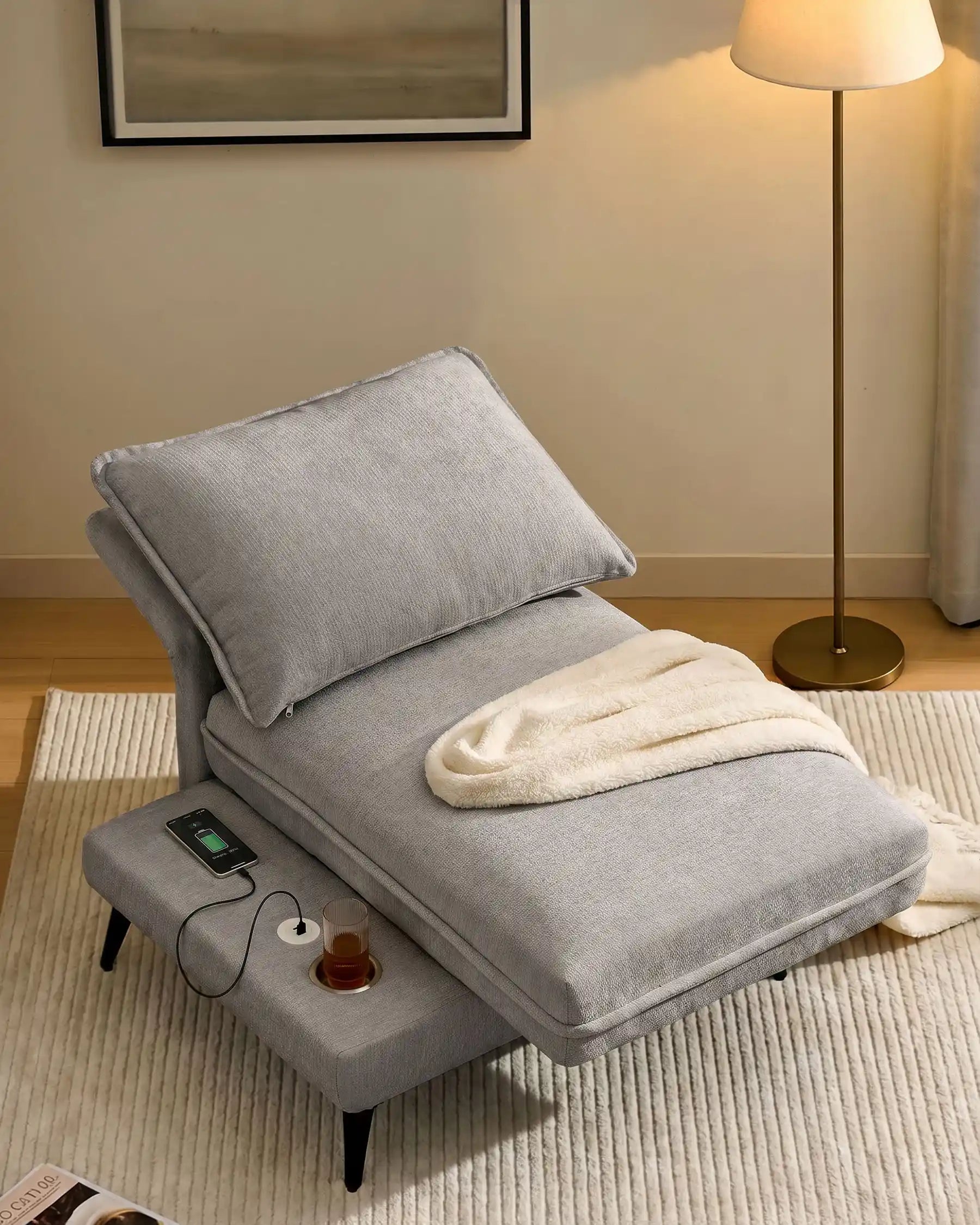 Hudson Grey Modular Sofa - Image 3
